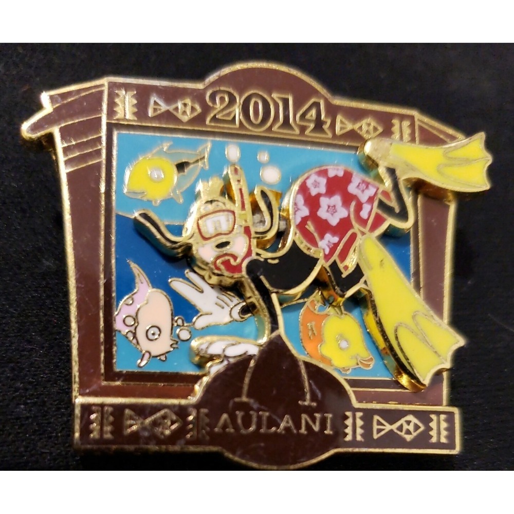 Disney Pin AULANI GOOFY SNORKLING LE Only 25‎ made AP